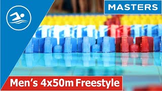 Men&#39;s 4x50m Freestyle Relay / Belarus Masters Swimming Championships 2020