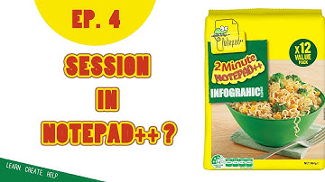 2 Minute Notepad++ Tutorial Series | Save & Load Sessions