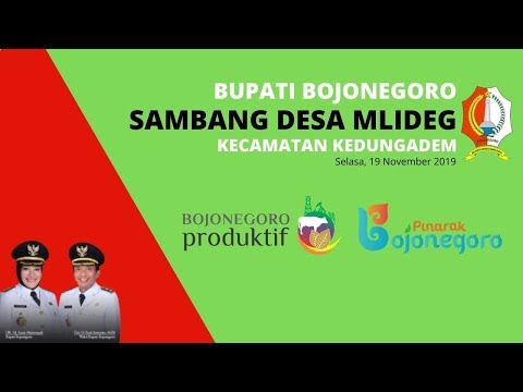 Thumbnail Bupati Bojonegoro Sambang Desa Mlideg - Kedungadem