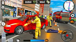 Real Fire Truck Driving Simulator Fire Fighting - New US Fire Truck Unlocked - 2021 Android Gameplay screenshot 4