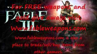 Fable 3 weapons and money glitch