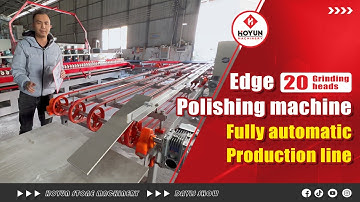 Edge polishing machine fully automatic production line manufactured for granite quartz marble