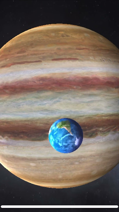 Download lagu Earth crashing into Jupiter #space #planets