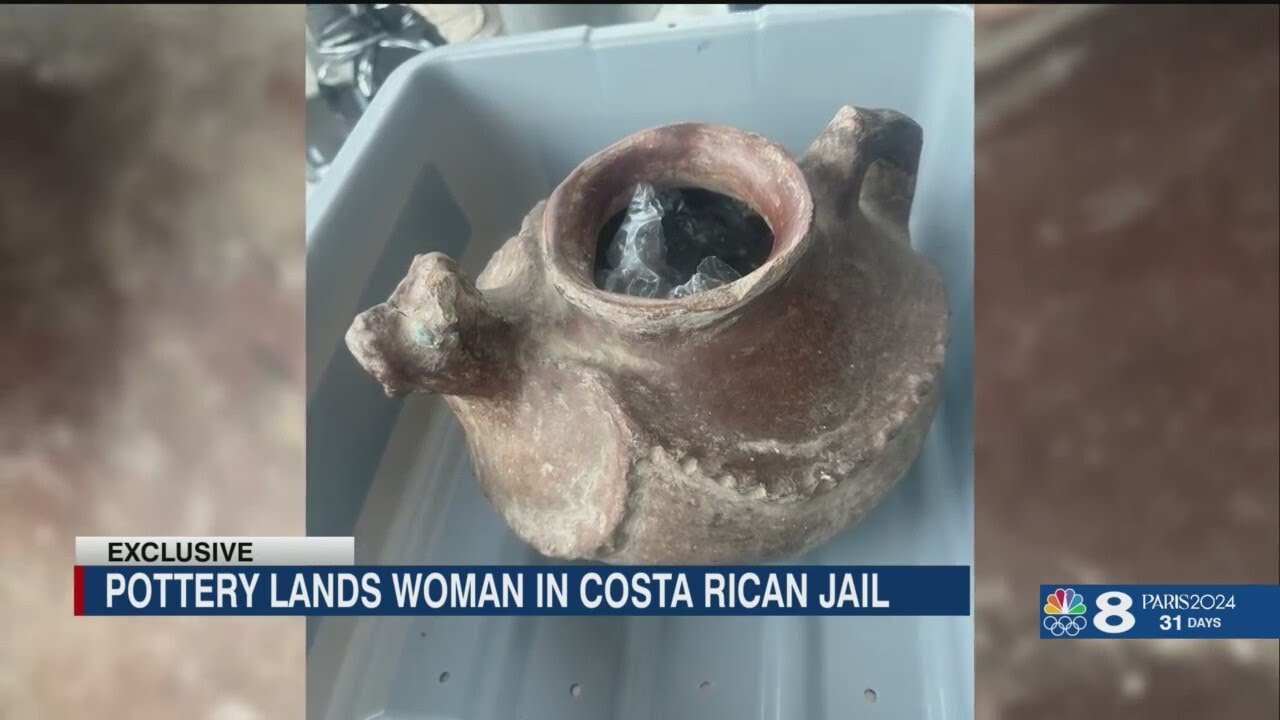 Tampa mother jailed in Costa Rica for her pottery souvenir