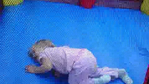Jessica Broome Bouncing on Trampoline