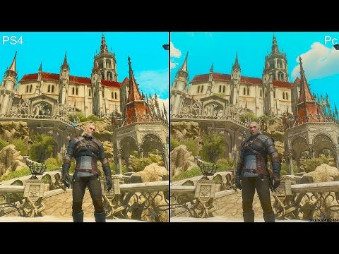 The 3 Blood And Wine Pc Vs PS4 Graphics