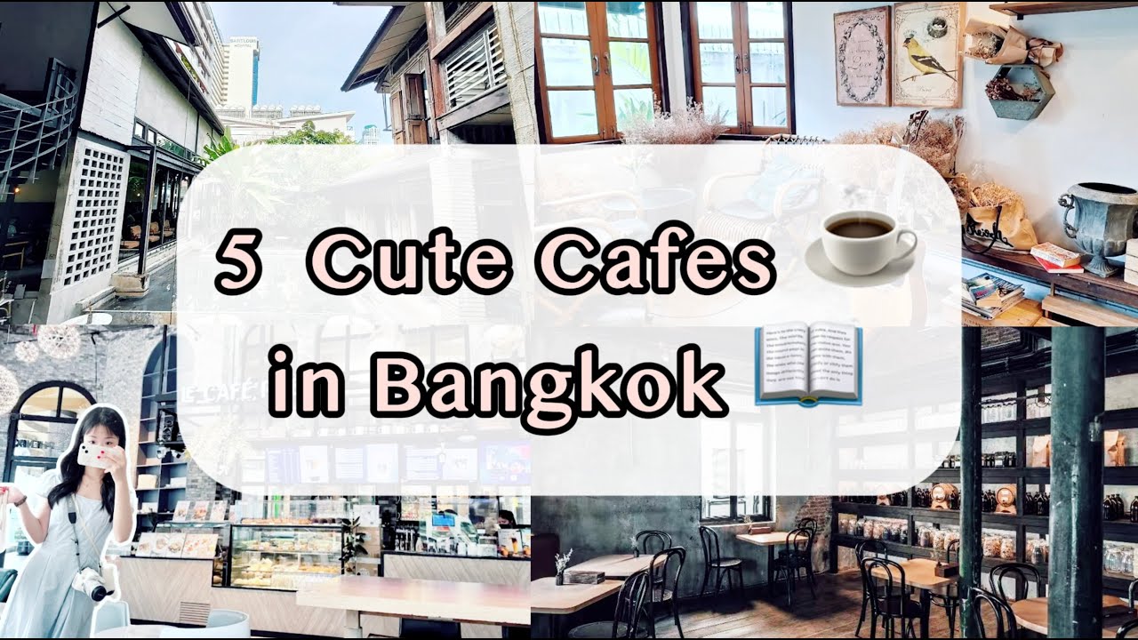 [Chinese Vlog] HSK5-HSK6 | Found the COZIEST Cafes in Bangkok for Studying