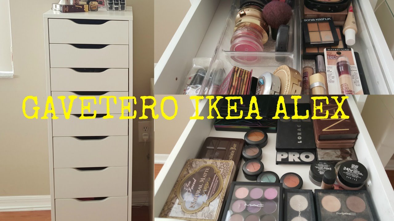 ALEX IKEA/ORGANIZADOR MAQUILLAJES/ DEBBDIARIES - YouTube