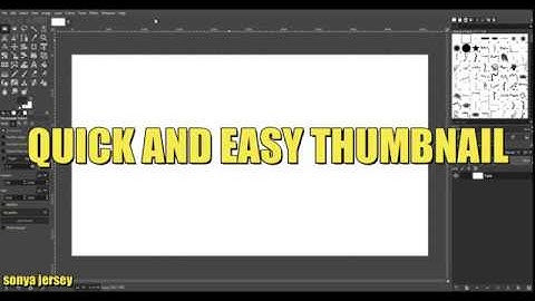 Quick And Easy Youtube Thumbnail In Gimp