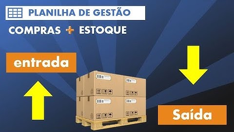 Controle de Estoque - Sistema em Excel