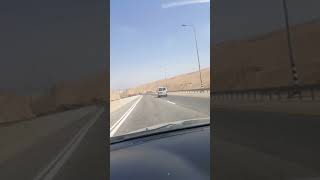 طريق بحر الميت مناظر رائعه مع طرب الدحيه!!!!! ناار