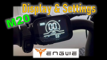 Engwe M20 Display & Controller Settings - Yolin YL81C-B  kph to mph