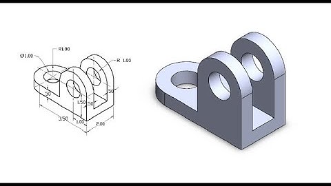 SolidWorks Tutorial  - Basic Exercise #5 (CSWA Edition)
