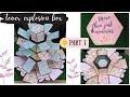 Tower explosion box || Step by step tutorial || explosion box || part 1 || Mahima crafts