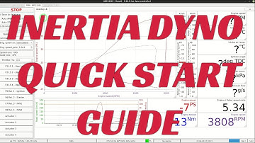 Inertia dyno quick start guide with PEREK Dyno2 software