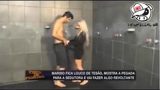 Prueba de Infidelidad ( Marido toma baño con la seductora )