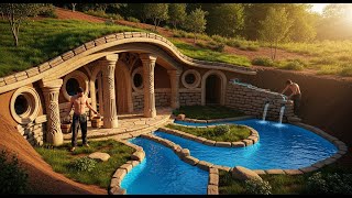 Primitive Technology: Building a Tiled Pool