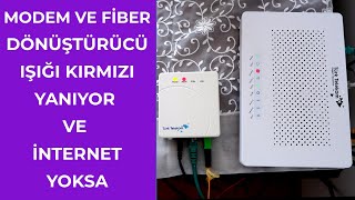 What Should Be Done If the Fiber Internet Modem Light Is Red and There Is No Internet?
