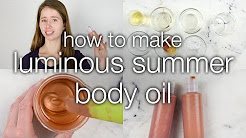 How to Make Luminous Summer Body Oil