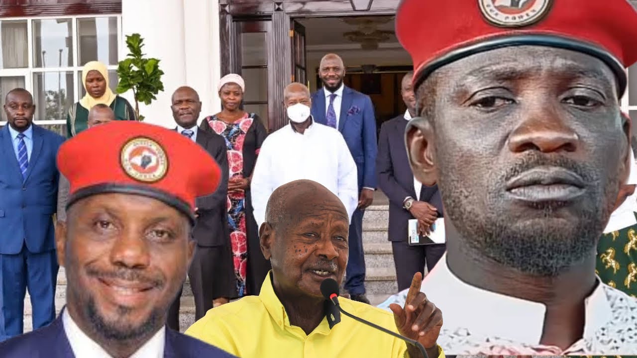 BOBI WINE YEYANSINDIKIRIZA OKUSISINKANA MUSEVENI, ANDY SIMON AYOGEDDE EBYA LATIF SEBAGALA