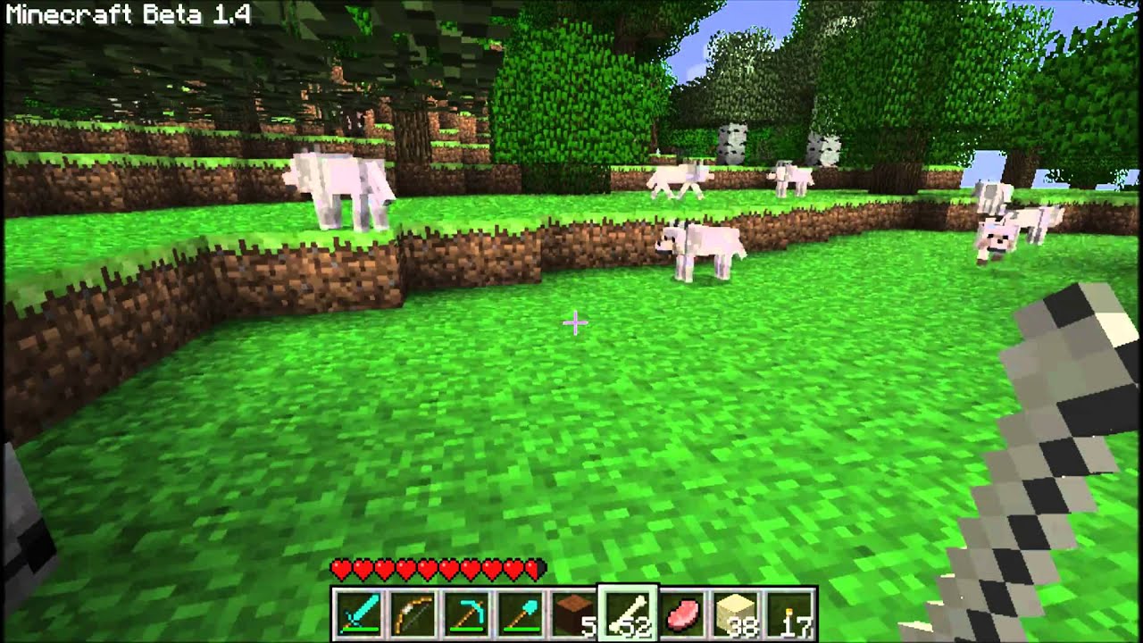 Minecraft Beta 1 4 Wolf Update Youtube