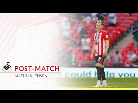 POST-MATCH: Mathias Jensen on promotion to the Premier League