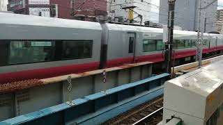 JR東日本E657系水カツK12編成フレッシュひたちスカーレットブロッサムリバイバルカラー67M常磐線特急ときわ67号勝田行き綾瀬駅高速通過
