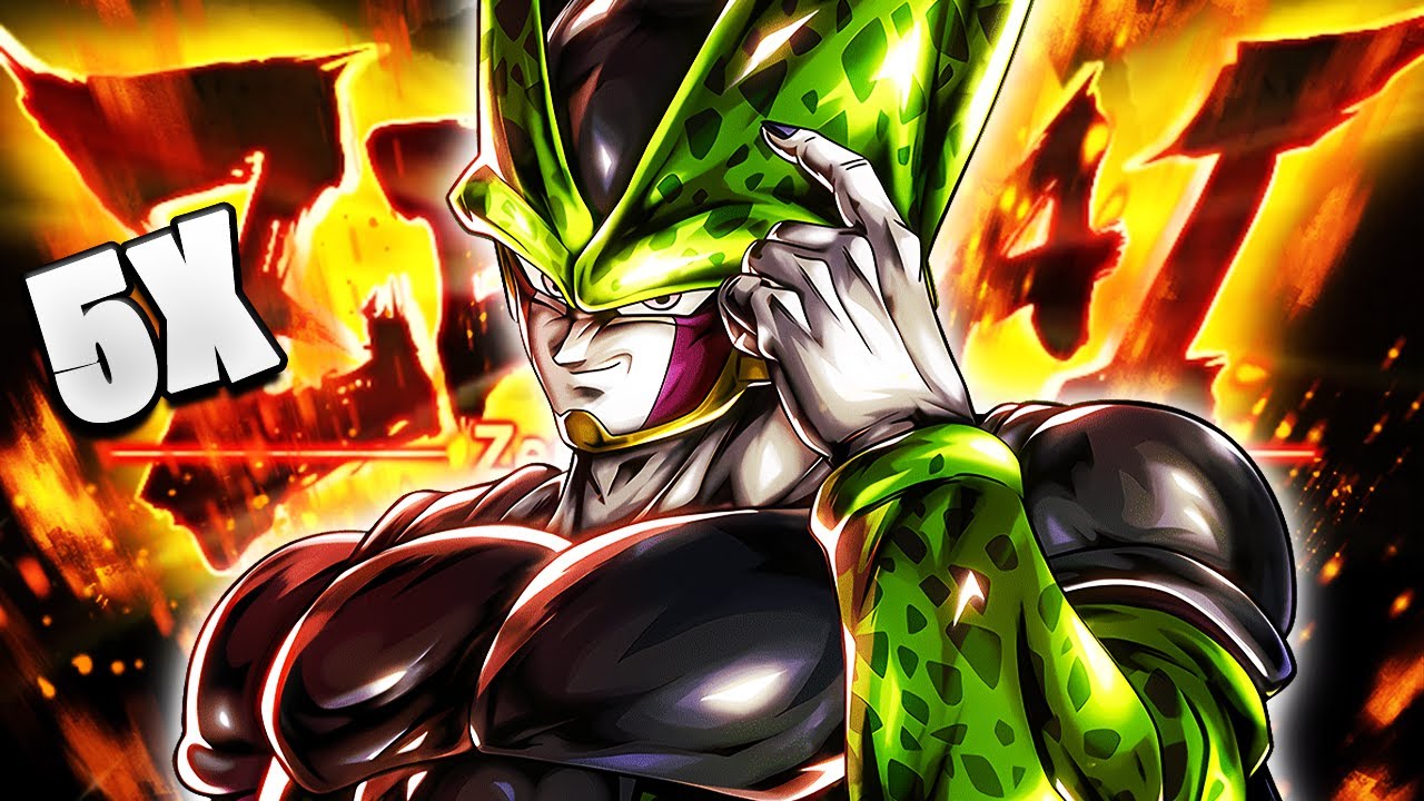 WTF IS THIS??? 5x ZENKAI BUFFED ULTRA PERFECT CELL SHOWCASE! - Dragon Ball Legends
