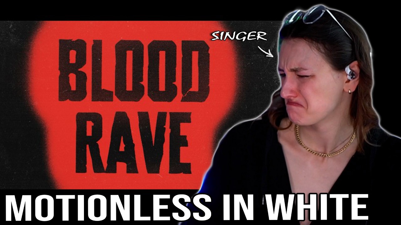 Vampire Dance PARTY I Motionless in White - Blood Rave (feat. Anthony Martinez) I Singer Reacts I