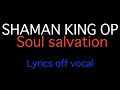 SHAMAN KING OP 林原めぐみ『Soul salvation』歌詞付きカラオケ Lyrics off vocal