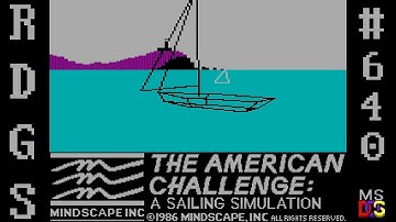 Random DOS Game Show #640: The American Challenge: A Sailing Simulation (1986)