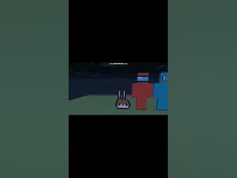 я построил зайца в minecraft#minecraft #майнкрафт #зайчик #заяц - YouTube