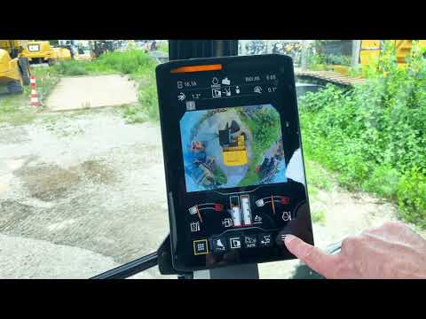 Mise en service machine - Pelle Cat® - Commandes et tableau de bord [Exemple: Cat® 323 NextGen]