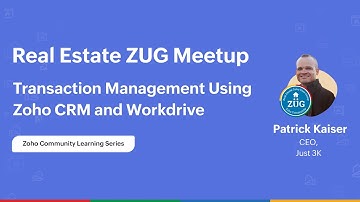 Transaction Management Using Zoho CRM and Workdrive