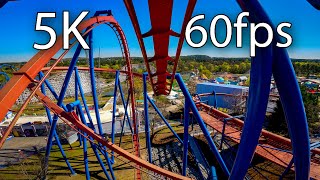 Superman Ultimate Flight front seat on-ride 5K POV @60fps Six Flags Over Georgia