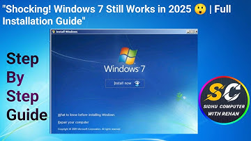 😱 Windows 7 Still Works in 2025?! 💻 Full Installation Guide (Step-by-Step)