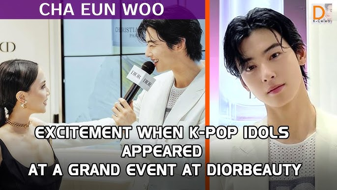 ASTRO's Cha Eun Woo and Song Hye Kyo are all about visuals during latest  fashion event in Singapore