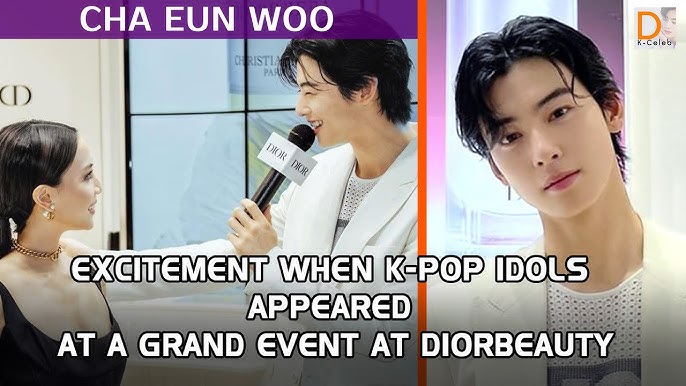 ASTRO's Cha Eun Woo daze fans at Dior event: 'Otherworldly physicals!