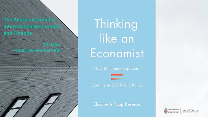 Elizabeth Popp Berman  Thinking Like an Economist