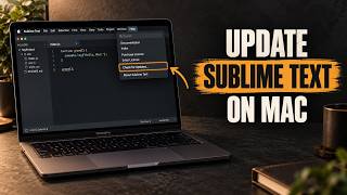 How to Update Sublime Text on Mac