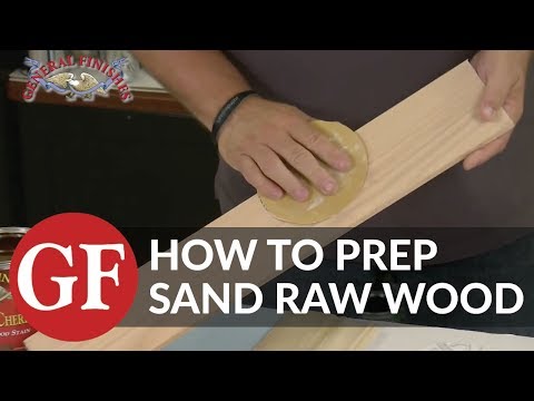 How to Prep Sand Raw Wood