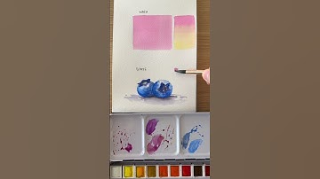 Watercolor 101: Wash vs Glaze #watercolor #watercolorpainting #arttutorial #watercolortutorial  #art