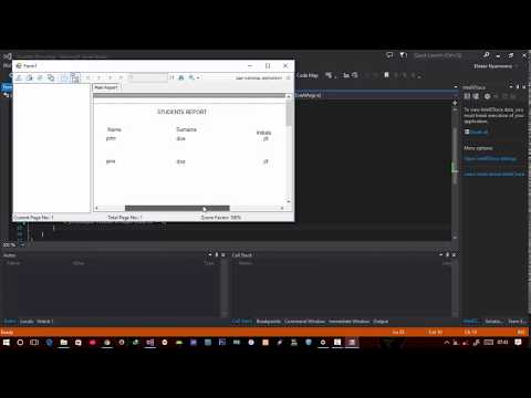 how to create crystal reports using odbc connection, C# 6 programming - 2017