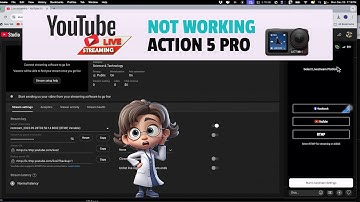 Osmo Action 5 Pro live streaming not working - how to live stream from osmo action 5 pro camera