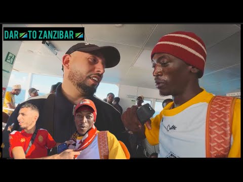 VITUKO VYA BUSEBOI KWENYE BOAT TRIP TRAVEL VLOG DAR TO ZANZIBAR TANZANIA NA MASHABIKI WA MOROCCO