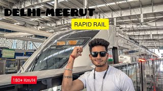 India's first Regional train DELHIMEERUT speed is 180 km/h