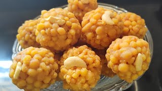 How to make Perfect Boondi laddoo | Boondi laddoo recipe | बूंदी लड्डू बनाने की विधि | ಬೂಂದಿ ಲಡ್ಡೂ |