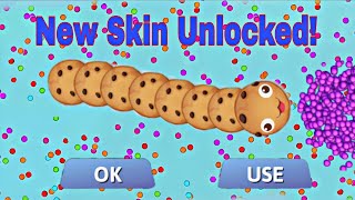 Snake Io New Chippy Snake Skin Unlocked Satisfying Snake Gameplay Epic SnakeIo Gameplay