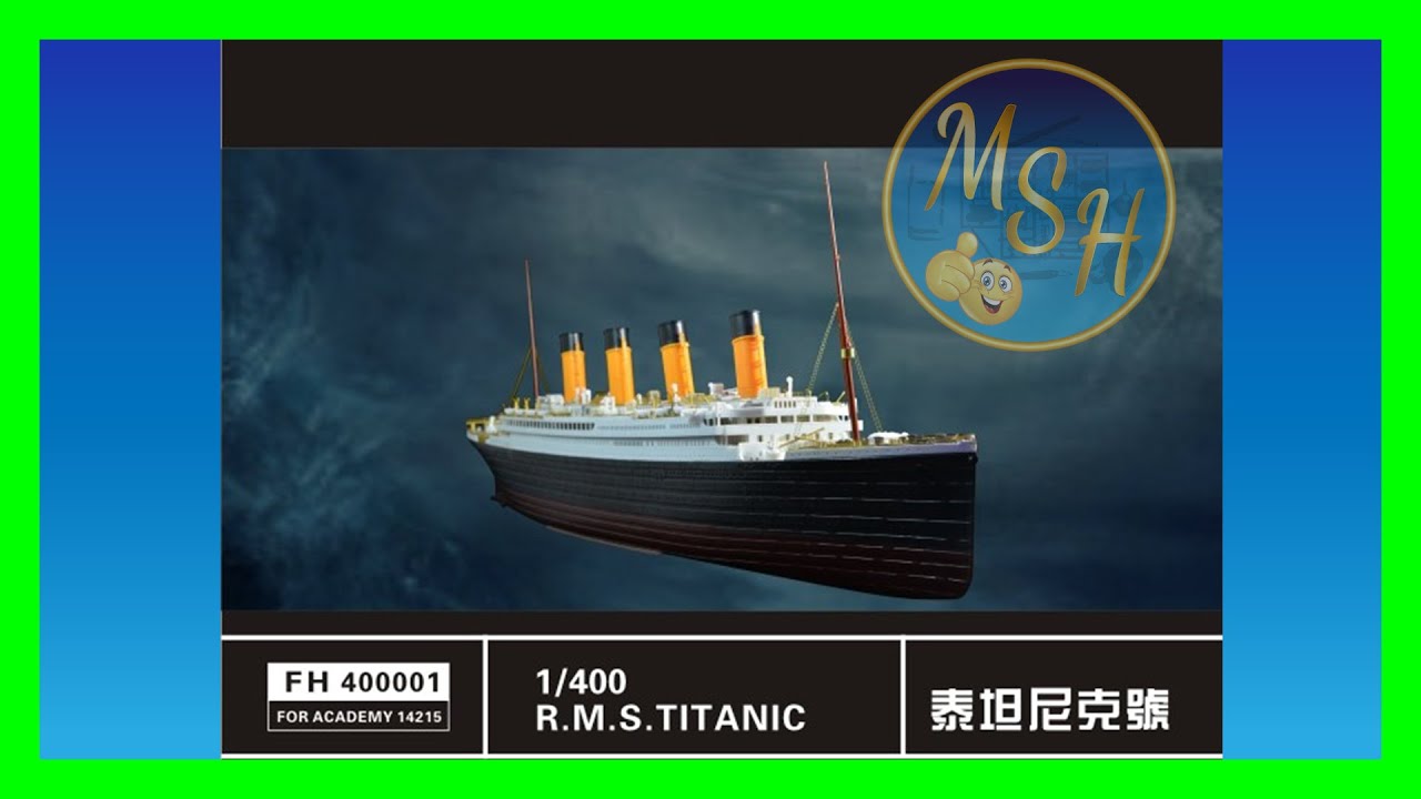 Fly Hawk Model  Titanic upgrade pack in 1/400 + bonus