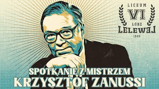 Krzysztof Zanussi  – spotkanie z młodzieżą VI LO w Łodzi – 2021